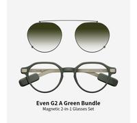 Even Realities - Even G2 A Green (Panto) + Clip & Pouch Green Panto Bundle