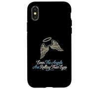 Even The Angels Are Rolling Their Eyes Sarcastic Person Case for iPhone X/XS