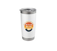 Even The Darkest Night Will End and The Sun Will Rise Stainless Steel Insulated Tumbler