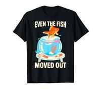 Even The Fish Moved Out Funny Empty Nester Humor Mom Cozy T-Shirt