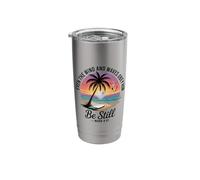 Even The Wind and The Waves Obey Him Mark 4:41 Christian Stainless Steel Insulated Tumbler