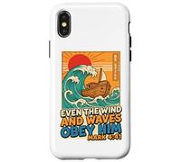 Even The Wind And Waves Obey Him Mark 4:41 Case for iPhone X/XS