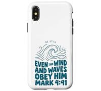 Even The Wind And Waves Obey Him Mark 4:41 Case for iPhone X/XS