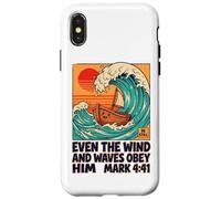 Even The Wind And Waves Obey Him Mark 4:41 Case for iPhone X/XS