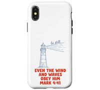 Even The Wind And Waves Obey Him Mark 4:41 Case for iPhone X/XS