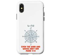 Even The Wind And Waves Obey Him Mark 4:41 Case for iPhone X/XS