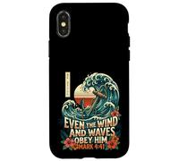 Even The Wind And Waves Obey Him Mark 4:41 Case for iPhone X/XS