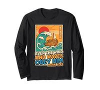 Even The Wind and Waves Obey Him Mark 4:41 Long Sleeve T-Shirt