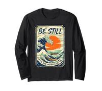 Even The Wind and Waves Obey Him Mark 4:41 Long Sleeve T-Shirt
