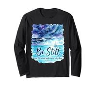 Even The Wind and Waves Obey Him Mark 4:41 Long Sleeve T-Shirt
