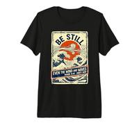 Even The Wind and Waves Obey Him Mark 4:41 Premium T-Shirt