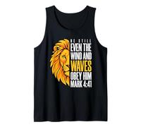 Even The Wind and Waves Obey Him Mark 4:41 Tank Top