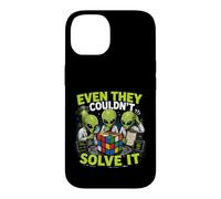 Even They Couldnt Solve It Alien Cube Puzzle Case for iPhone 14