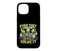 Even They Couldnt Solve It Alien Cube Puzzle Case for iPhone 15