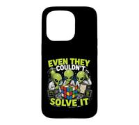 Even They Couldnt Solve It Alien Cube Puzzle Case for iPhone 15 Pro