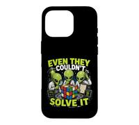 Even They Couldnt Solve It Alien Cube Puzzle Case for iPhone 16 Pro