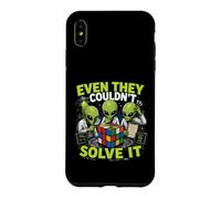 Even They Couldnt Solve It Alien Cube Puzzle Case for iPhone XS Max