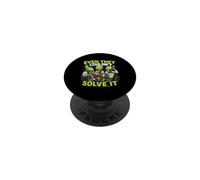 Even They Couldnt Solve It Alien Cube Puzzle PopSockets Adhesive PopGrip