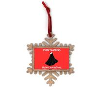 Even Traitors Deserve a Christmas Wooden Snowflake Tree Decoration,Traitor or faithful