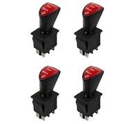 Evenden 4 x Forward-Stop-Reverse DPDT 6-Pin Locking Sliding Rocker Switch Rocker Switch Rocker KCD4-604-6P Car Switch