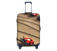 Evengigy Art Ladybug Tracks Print Luggage Cover Suitcase Cover Travel Protector Baggage Fits18-32 Inch Luggage