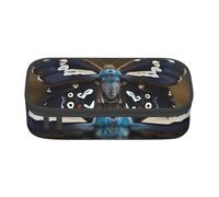 Evengigy Beautiful Moth Wings Print Pencil Case Pencil Bag Pouch,Portable Desigh,Women Travel Makeup Bag, Purse