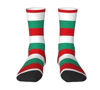 Evengigy Bulgarian Flag Funny Socks Crazy fashion Cool Personalized soft Crew Socks for Men Women unisex