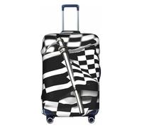 Evengigy Checkered Flags Race Flags Print Luggage Cover Suitcase Cover Travel Protector Baggage Fits18-32 Inch Luggage