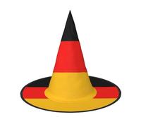 Evengigy germany flag Print Halloween Hat fun Witch Hat foldable headwear Cosplay Decor personalized 3 pieces