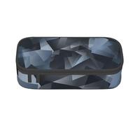 Evengigy Gray Mosaic Print Pencil Case Pencil Bag Pouch,Portable Desigh,Women Travel Makeup Bag, Purse