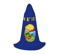 Evengigy Montana State Flag print Hooded Cape For Teenagers Halloween Hooded Cloak, children Cosplay Cloak Robe