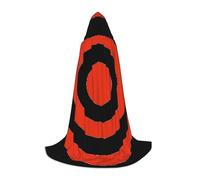 Evengigy vector design target print Hooded Cape For Teenagers Halloween Hooded Cloak, children Cosplay Cloak Robe