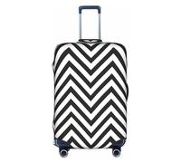 Evengigy Zigzag Stripe Print Luggage Cover Suitcase Cover Travel Protector Baggage Fits18-32 Inch Luggage