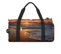 Evening Beach Sea Water Gym Bag Duffle Bag Travel Bag