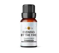 Evening by The Fire (100ml) - Pure Orange, Lavender, Sandalwood & Frankincense Essential Oil Blends - Christmas & Winter Fragrances - Aromatherapy, Diffuser Oils, Oil Burner, Meditation, Yoga