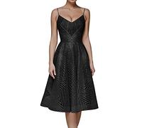 Evening Dress Women's Knee-Length Elegant Festive Ball Dresses Women's Short Dresses Spaghetti Straps Swing Party Dress Sexy Backless Cocktail Dress V-Neck Sleeveless Wedding Princess Prom Dress,
