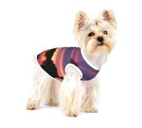 Evening Glow Small Pet Cotton Shirts Small - Breathable, Soft, Comfortable and Stylish for Daily Wear