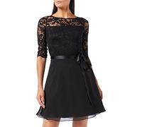 Evening Jive Women's 005333-81 3/4 Sleeve Wedding Dresses, Black (Black), 16 (Manufacturer Size:XL)