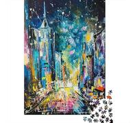 Evening on Fifth Avenue 1000 Piece Jigsaw Puzzle, 52x38cm/1000pcs, for Adults, Quiet Home Activity, Evening Leisure And Quiet Weekends