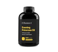 Evening Primrose Oil 1000 mg, 10% GLA, Cold-Pressed, with Natural Vitamin E - Natural Omega-6 Source, Women’s Support and Daily Balance, 200 Softgels - Zenement