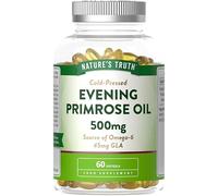 Evening Primrose Oil 500mg | High Strength Softgel Capsules | Source of Omega 6 and GLA | Cold-Pressed | 60 Count | Nature's Truth