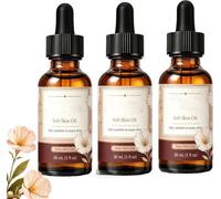 Evening Primrose Oil,Organic Cold Process Serum,Hydrating and Softening for Daily Face And Body Care,Improves Skin Elasticity,Anti-Aging Face Oil for Wrinkle Reduction (Natural, 3pcs)