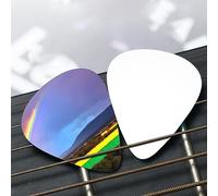 Evening Rainbow Patterned guitar pick set - (thin/medium/thick), widely compatible with all kinds of stringed instruments,