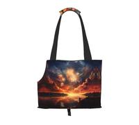 Evening Sky Pet Tote Bag - Small Dog Purse Cat Carrier Bag, Foldable Design, Traveling Pets Tote Picnic Outdoor