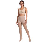 EvenLina Energising Sheer Support Compression Tights - Shaping Control Panty - Graduated Compression for Improved Circulation, Swelling & Leg Fatigue- Tights for Women Tummy Control - Shell - XLarge