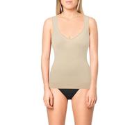 EvenLina Supersoft Shaping Compression Vest for Women -Seamless, Lightweight, Compression tops with Moisture Control Fabric - Perfect Shapewear for Women Tummy Control - Support Vest - XLarge - Almond