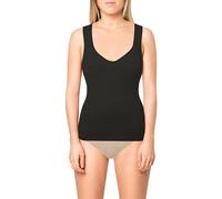 EvenLina Supersoft Shaping Compression Vest for Women - Seamless, Lightweight, Compression tops with Moisture Control Fabric - Perfect Shapewear for Women Tummy Control - Support Vest - 2XLarge - Noir