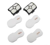 Evenoonest 6 Pcs Vacuum Filter Replacement Set For Shark HZ4000 HZ4002 HZ4001AMZ HZ3002 HZ3000 PowerDetect Corded Vacuum, 4 Foam +2 HEPA, Kitchen Vacuum Replacement Filter