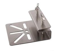 Evenoonest Adjustable Metal Gutter Bracket for EufyCam | for S4 Solar Security Camera, Rust-Resistant Silver Mount with for versatile Placement Options for Property Protection