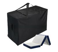 Evenoonest Folding Mattress Storage Bag, 210D Oxford Waterproof Case | Waterproof PU Lining, 54x25x13in, Dustproof Cover for Trifold Foam Mattress, for Folding Mattress, Moving Travel, Storage